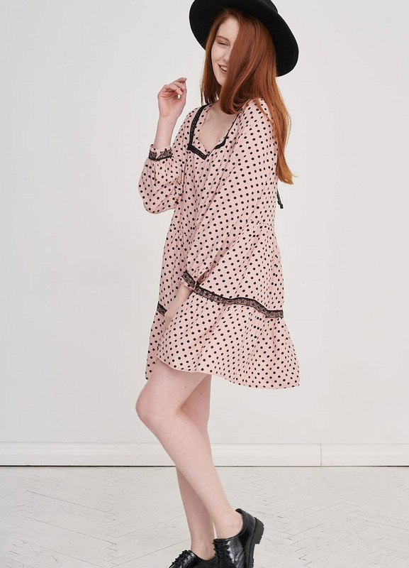 Sukienka różowa Blue Shadow cxp0667.S40