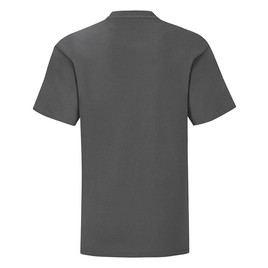 Grafitowa koszulka dziecięca z czesanej bawełny Fruit of the Loom