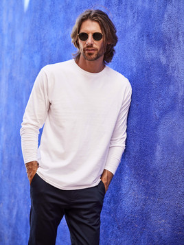 Biała koszulka męska Original rękawem Fruit of the Loom