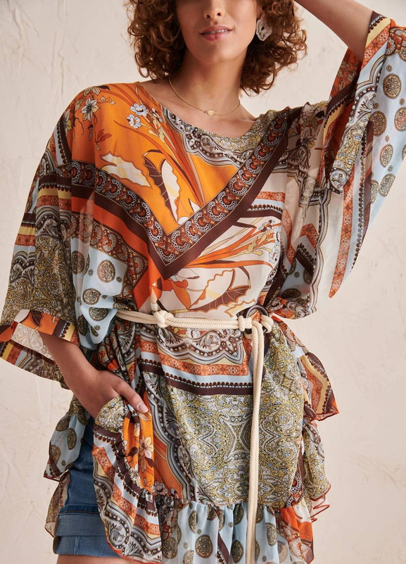 Tunika wielobarwna Blue Shadow axp0827.R00