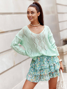 Sweter zielony Yups cwd0457.R26 