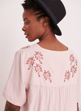 Sukienka różowa Blue Shadow axp0828.S14