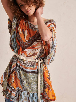 Tunika wielobarwna Blue Shadow axp0827.R00