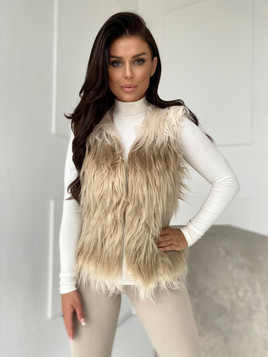 Kamizelka beżowa Yups DT-067.R40