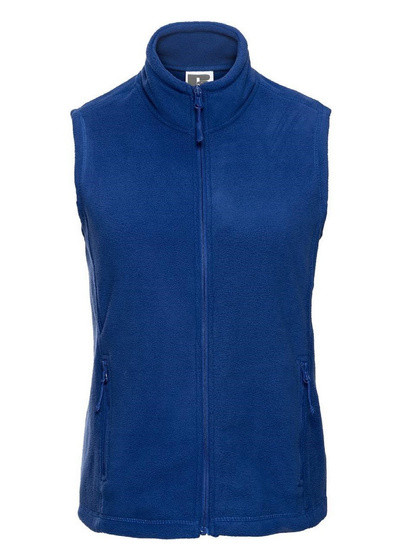 Niebieska kamizelka polarowa damska niemechacący polar Russell