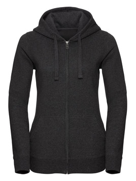 Damska bluza Authentic Melange Zipped Hooded Sweat Russell