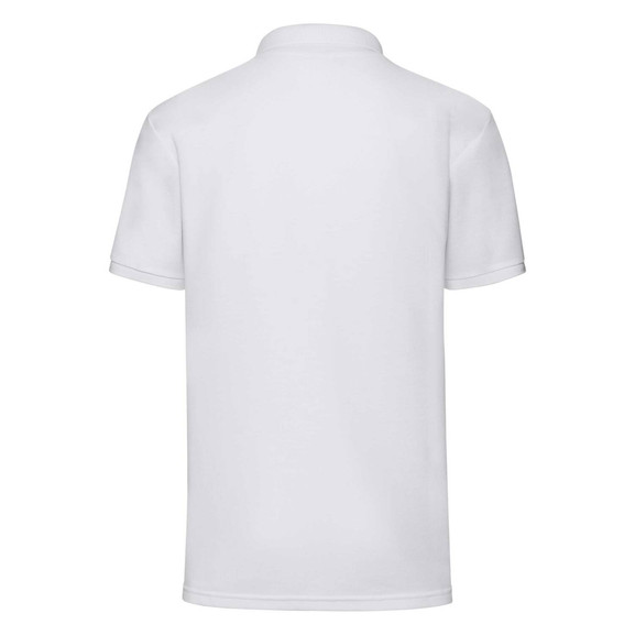 Biała koszulka męska Polo Friut of the Loom