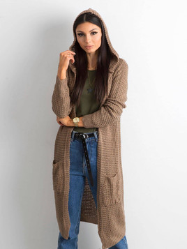 Kardigan brązowy Yups cmu0521.R41