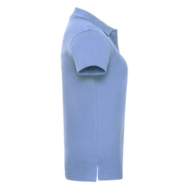 Błękitna koszulka damska polo 100% bawełna Russell