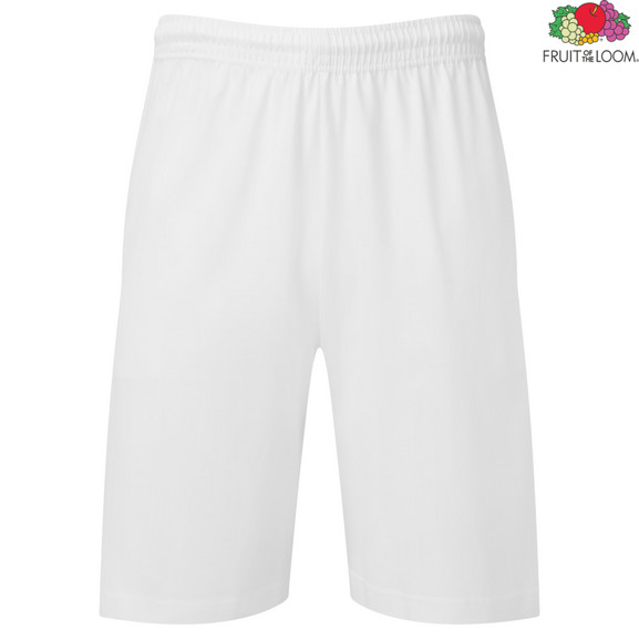 Białe szorty męskie Iconic 195 Jersey Fruit of the Loom
