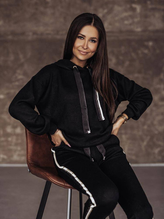 Spodnie sportowe czarne Cocomore cmgSD539.R21