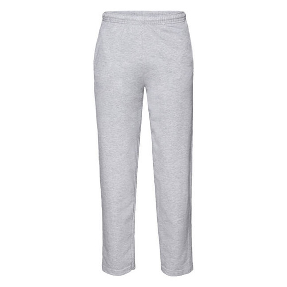 Szare spodnie dresowe męskie Lightweight Open Leg Jog Pants Fruit of the Loom