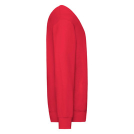Czerwona bluza męska Lightweight Set-in-Sweat Sweat Fruit of the Loom