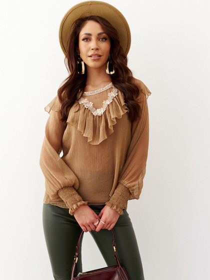 Bluzka karmelowa Cocomore cmgBL1931.camel