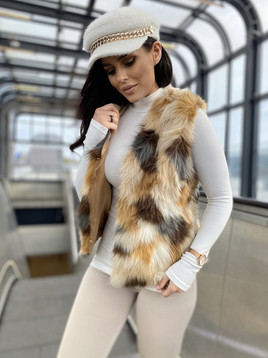 Kamizelka brązowa Yups DT-025.R00