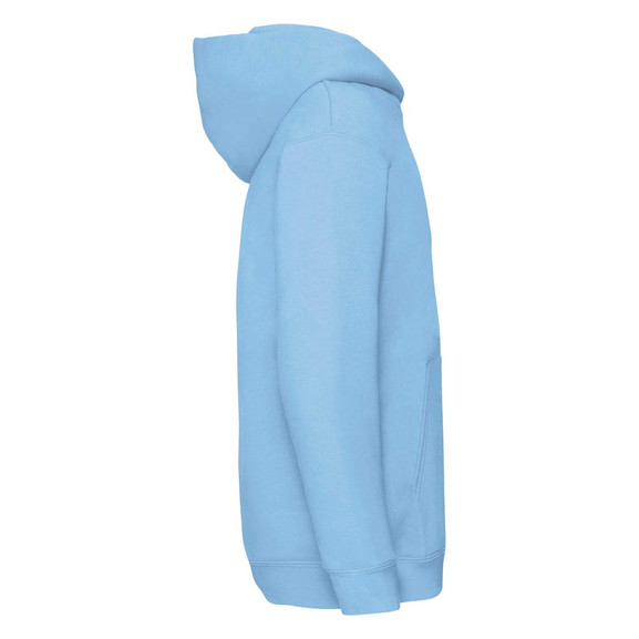 Błękitna bluza dziecięca Hooded Sweat Fruit of the Loom