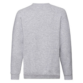 Szara bluza dziecięca Raglan Sweat Fruit of the Loom 