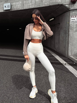 Ecru legginsy CLASIC OLAVOGA