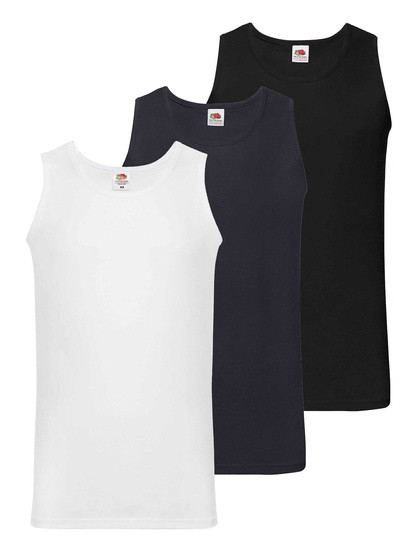Pakiet 3 koszulek męskich Athletic Vest Fruit of the Loom