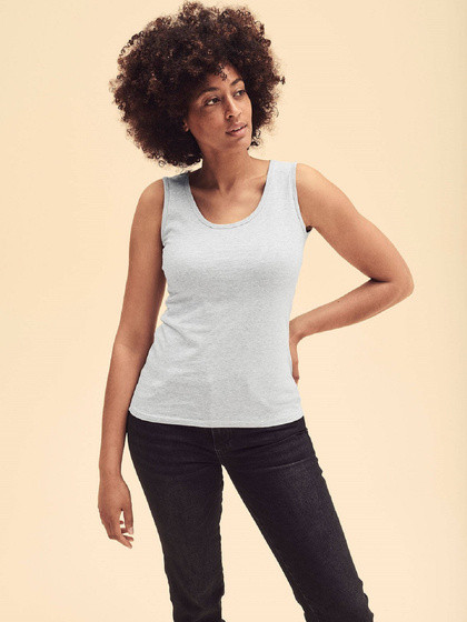 Szara koszulka damska Valueweight Vest Fruit of the Loom