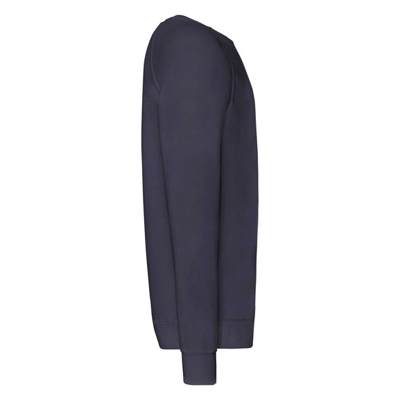 Granatowa bluza męska Lightweight Raglan Sweat Fruit of the Loom