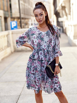 Sukienka czarna Yups cwd0459.R21 