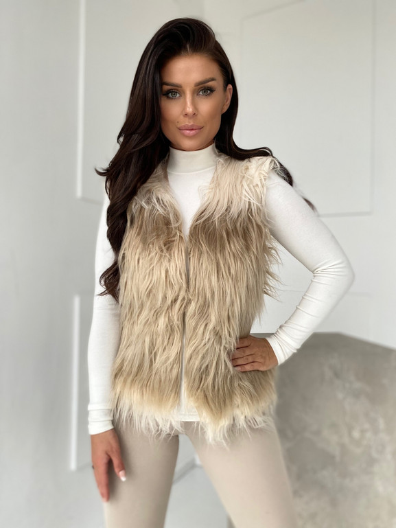 Kamizelka beżowa Yups DT-067.R40