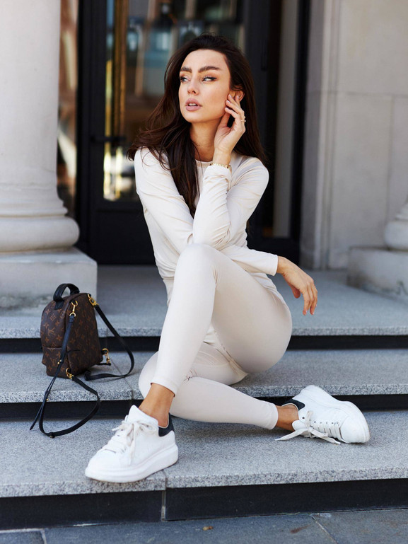 Komplet odzieży beżowy La Perla by Otomański cxp0609.R65