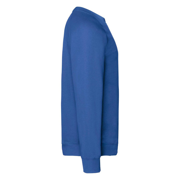 Niebieska bluza męska Raglan Sweat Fruit of the Loom