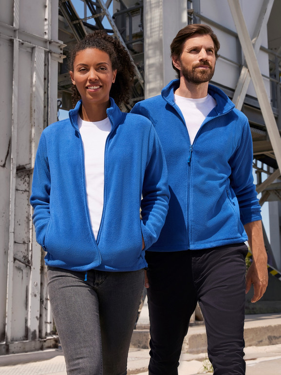 Niebieski polar damski Outdoor Fleece Russell