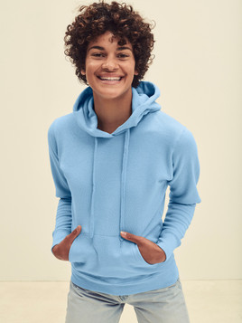 Błękitna bluza z kapturem Hooded Sweat Fruit of the Loom 