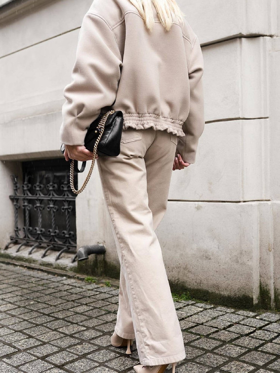 Kurtka beżowa LeMonada cxp1074.beige