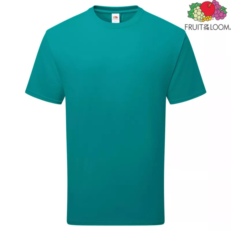 Turkusowa koszulka Pure Cotton T  Fruit of the Loom