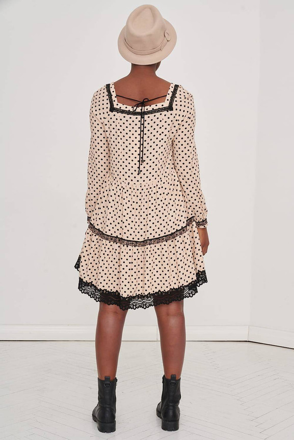 Sukienka beżowa Blue Shadow cxp0667.R12