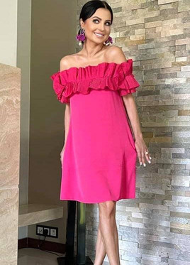 Sukienka różowa Amore Amore wxp0735.R44