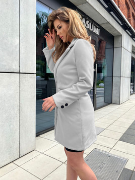 Płaszcz szary Yups cwd0449.R03