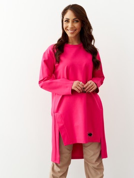 Sukienka amarantowa By o la la cxp1167.amaranth