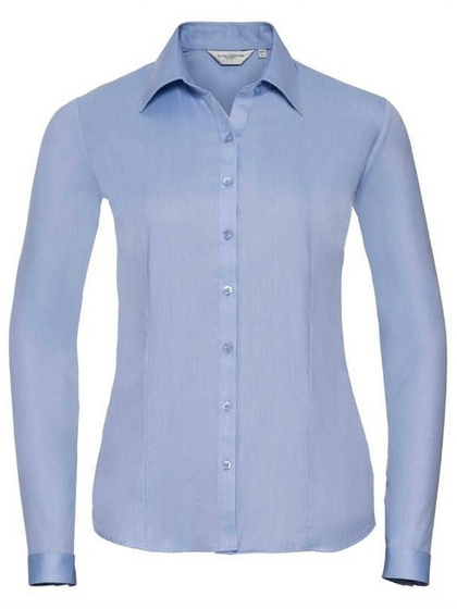 Damska koszula z długim rękawem, Herringbone Shirt Russell