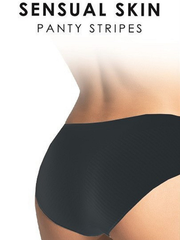 Figi Gatta 41684 Panty Stripes Sensual Skin S-XL black 06