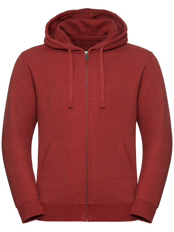 Męska bluza Authentic Melange Zipped Hooded Sweat Russell